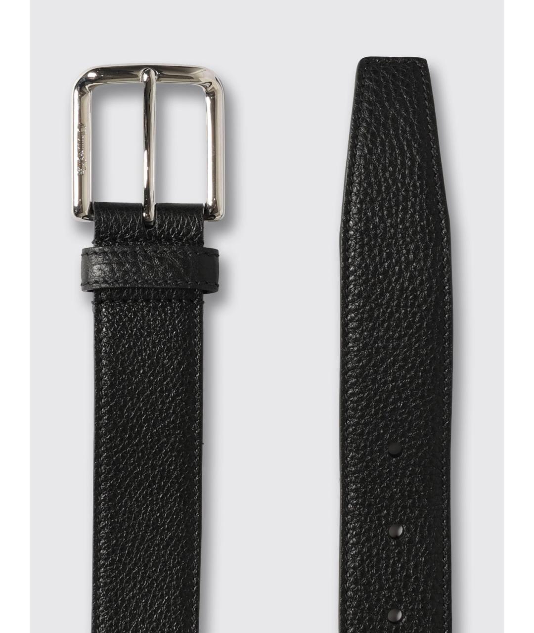 CHURCH'S Черный кожаный ремень, фото 2