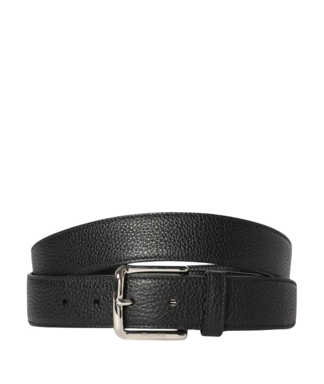 CHURCH'S Черный кожаный ремень, фото 1