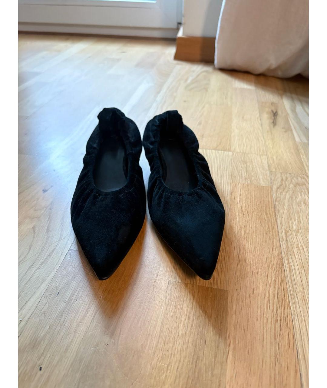 12 STOREEZ Черные замшевые туфли, фото 2