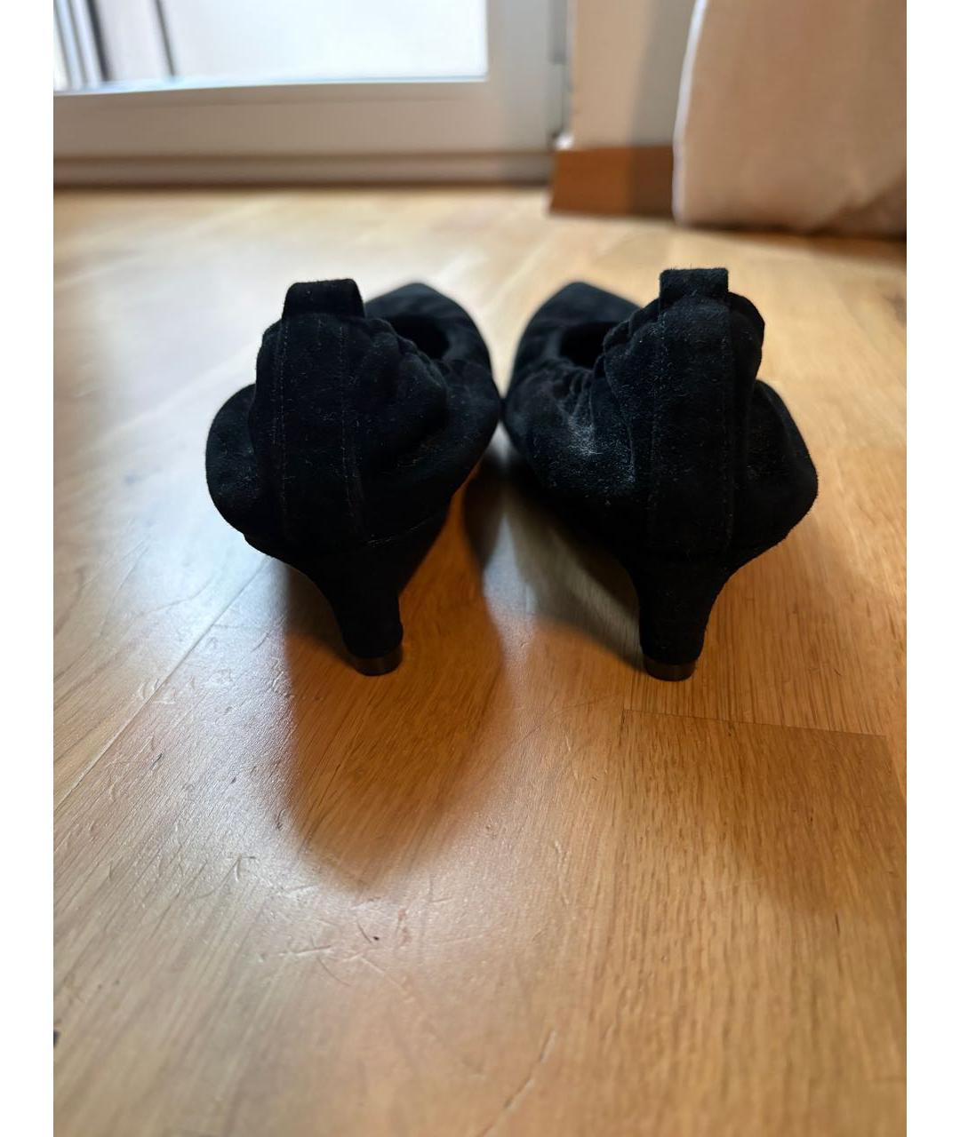 12 STOREEZ Черные замшевые туфли, фото 3