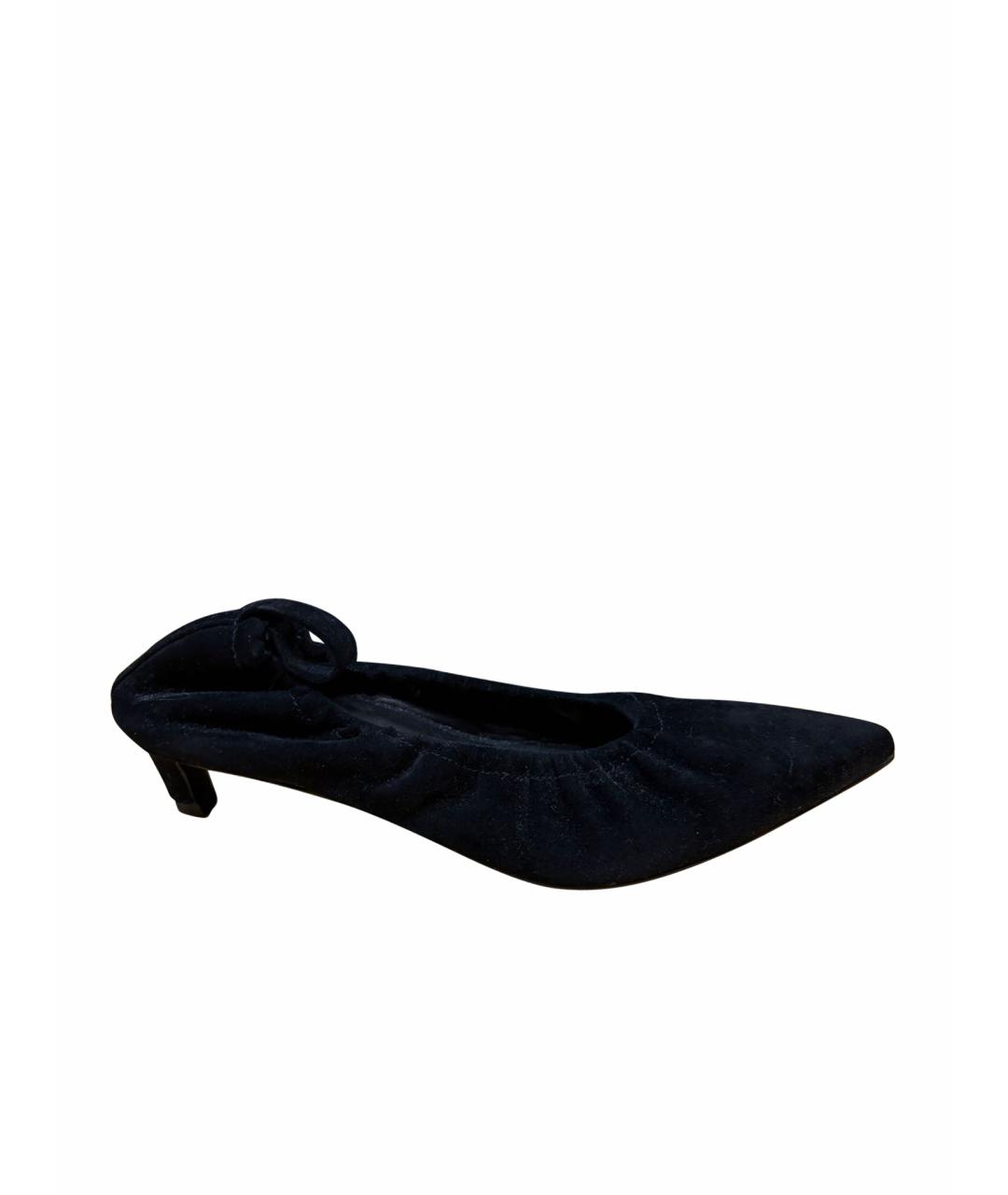 12 STOREEZ Черные замшевые туфли, фото 1