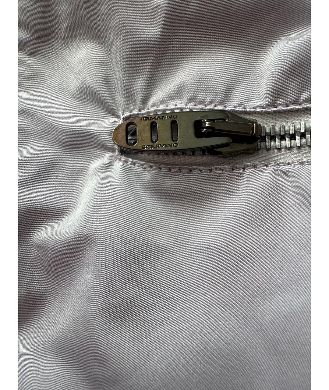 ERMANNO SCERVINO Серая полиэстеровая куртка, фото 4