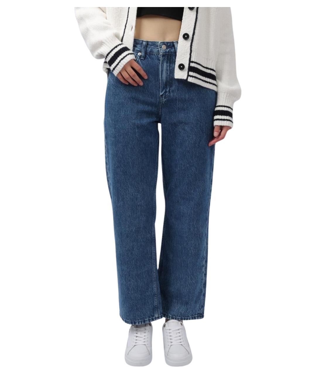 TOMMY HILFIGER Синие прямые джинсы, фото 1