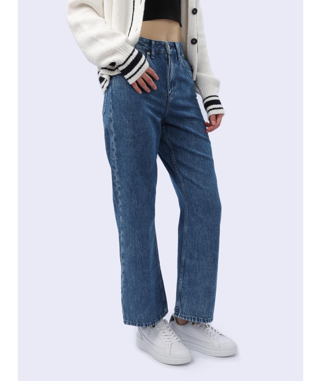 TOMMY HILFIGER Синие прямые джинсы, фото 4