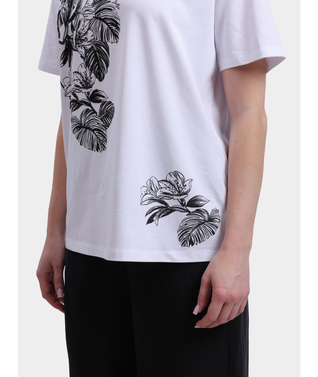 LIU JO Белая футболка, фото 4