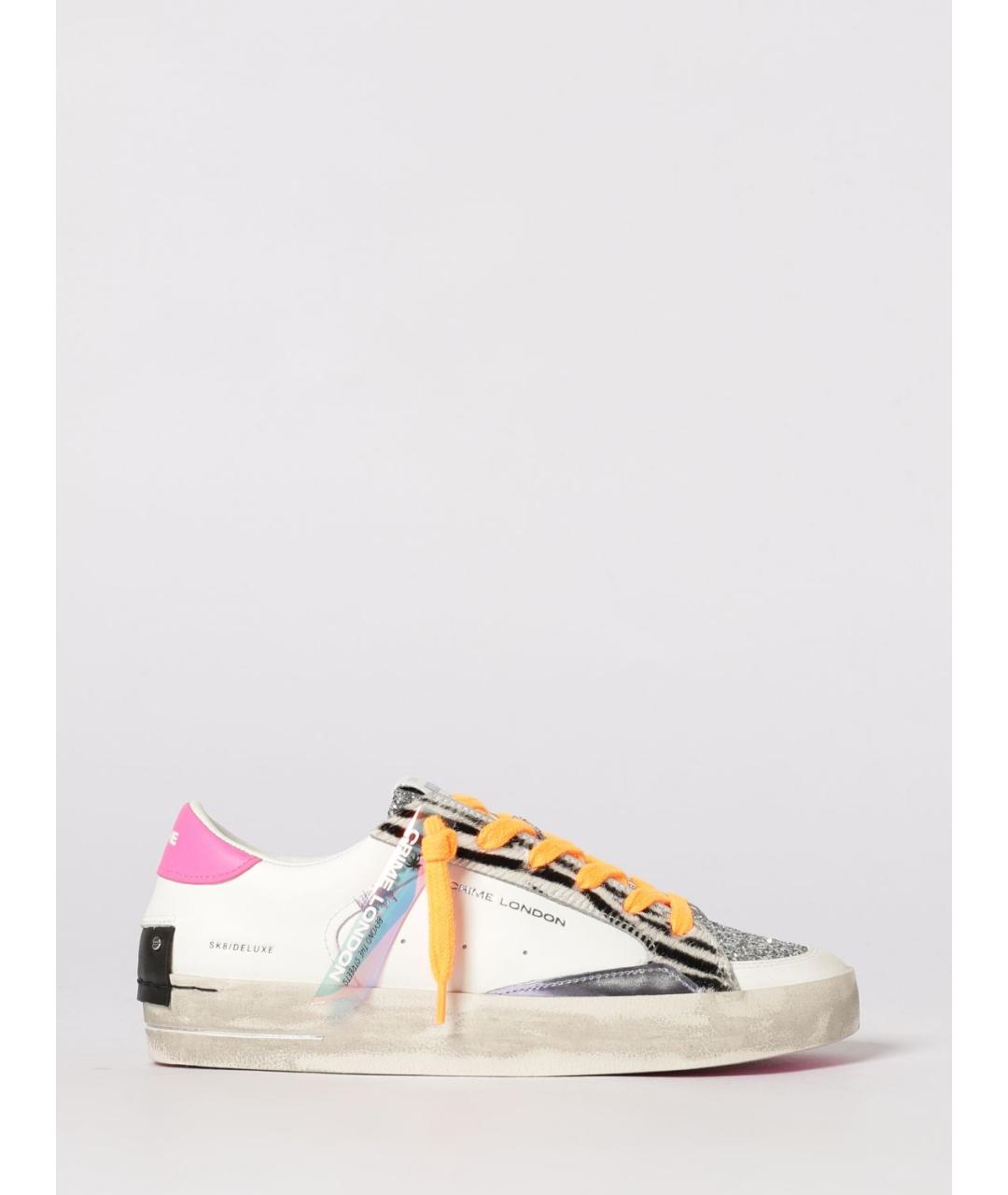 CRIME LONDON Белые кожаные кеды, фото 4