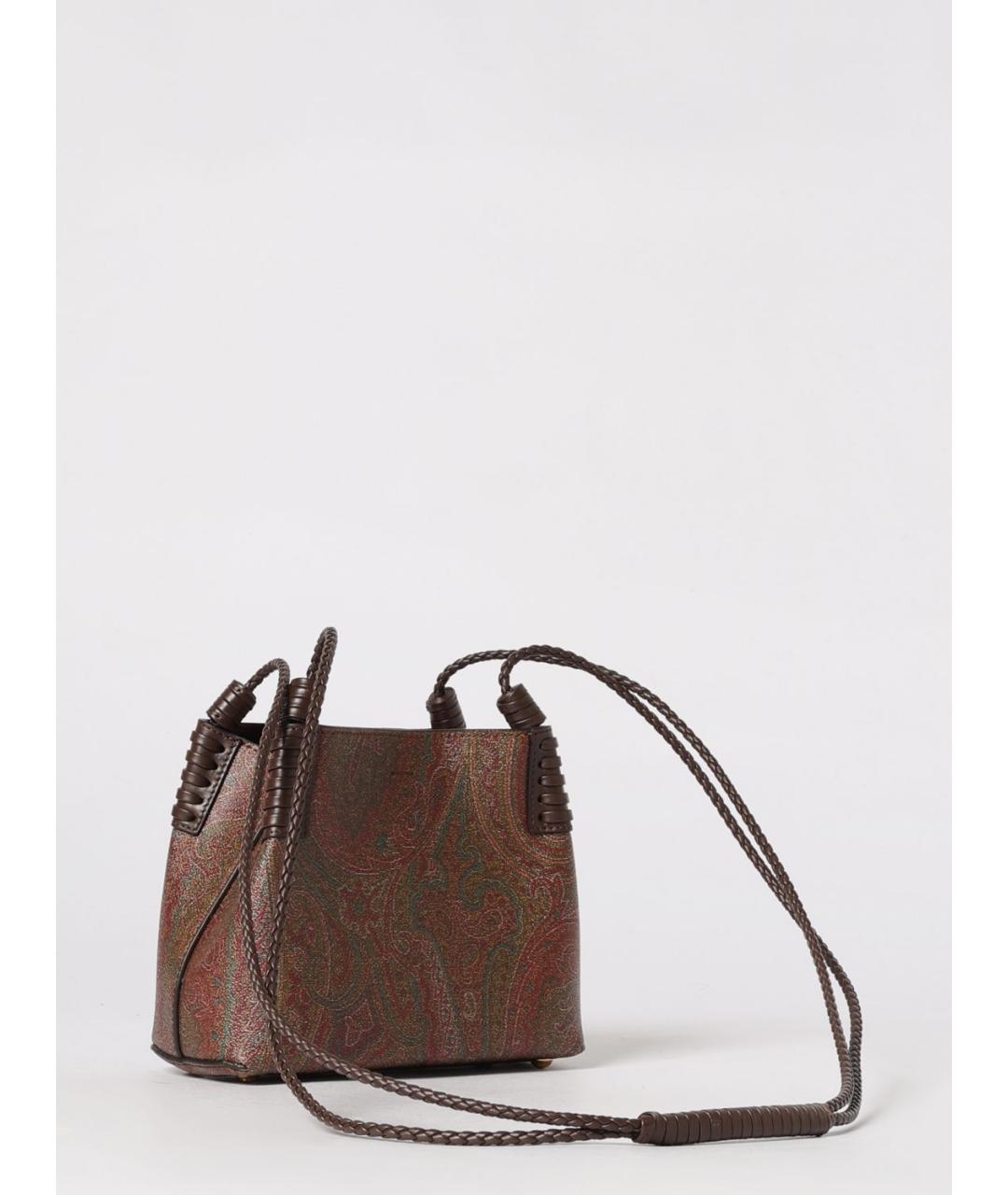 ETRO Коричневая хлопковая сумка через плечо, фото 3