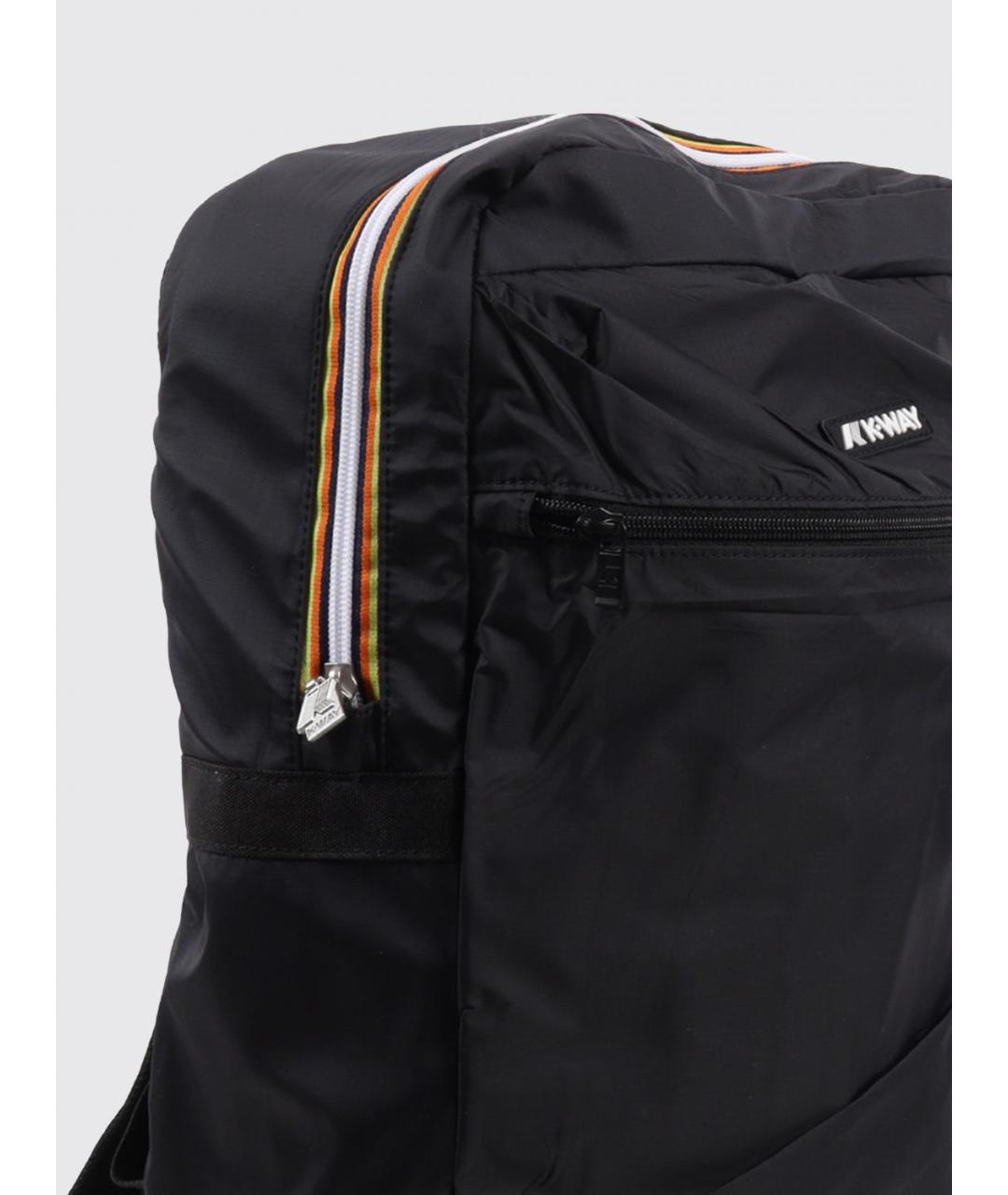 K-WAY Черный синтетический рюкзак, фото 3