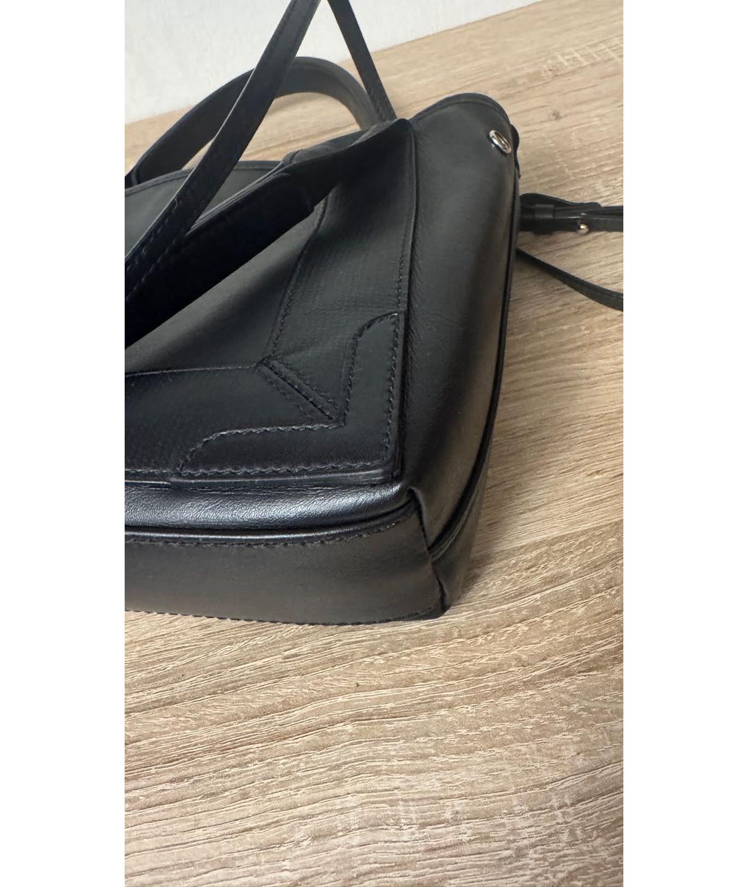 BALENCIAGA Черная кожаная сумка тоут, фото 4