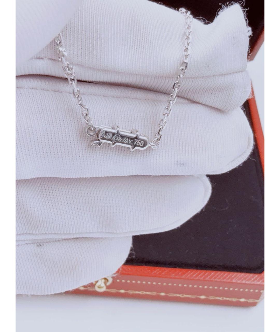 CARTIER Серебряное колье из белого золота, фото 4