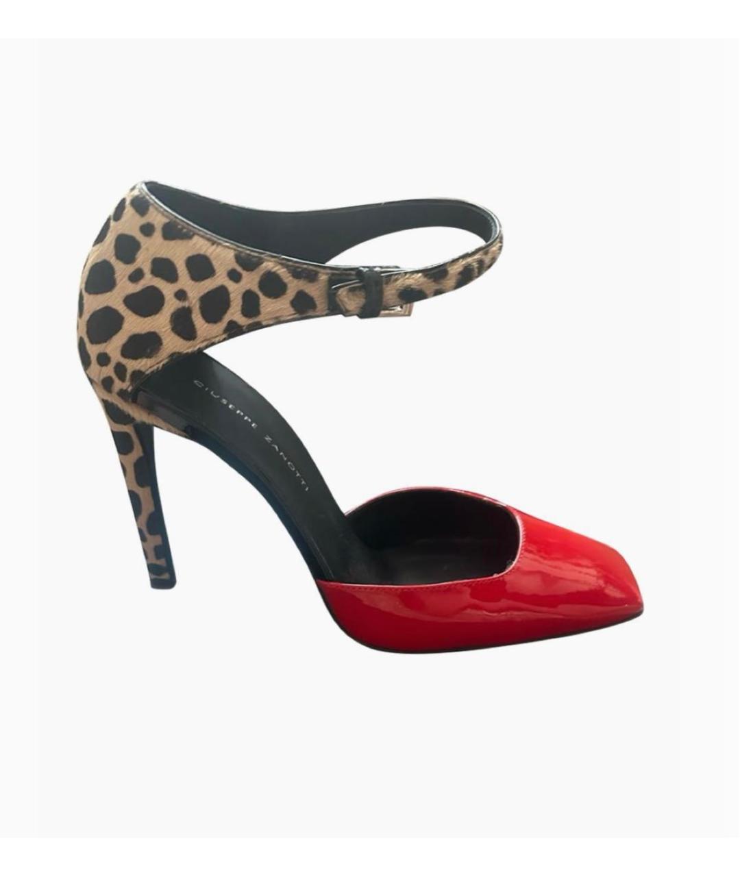 GIUSEPPE ZANOTTI DESIGN Красные туфли из лакированной кожи, фото 9