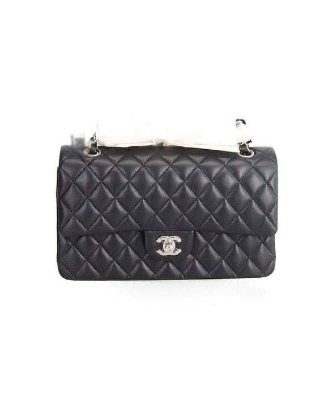 CHANEL Черная кожаная сумка тоут, фото 4