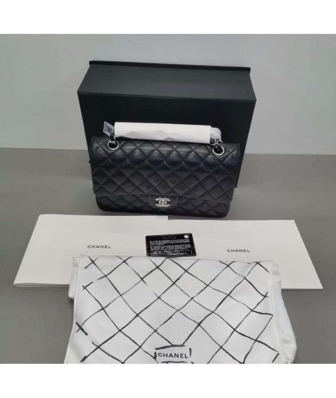 CHANEL Черная кожаная сумка тоут, фото 3