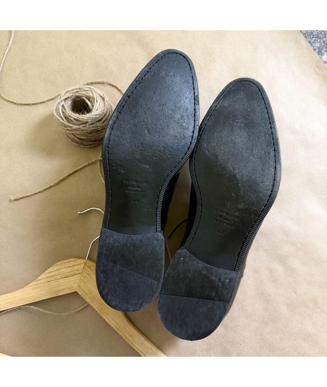 CORNELIANI Черные туфли из лакированной кожи, фото 5