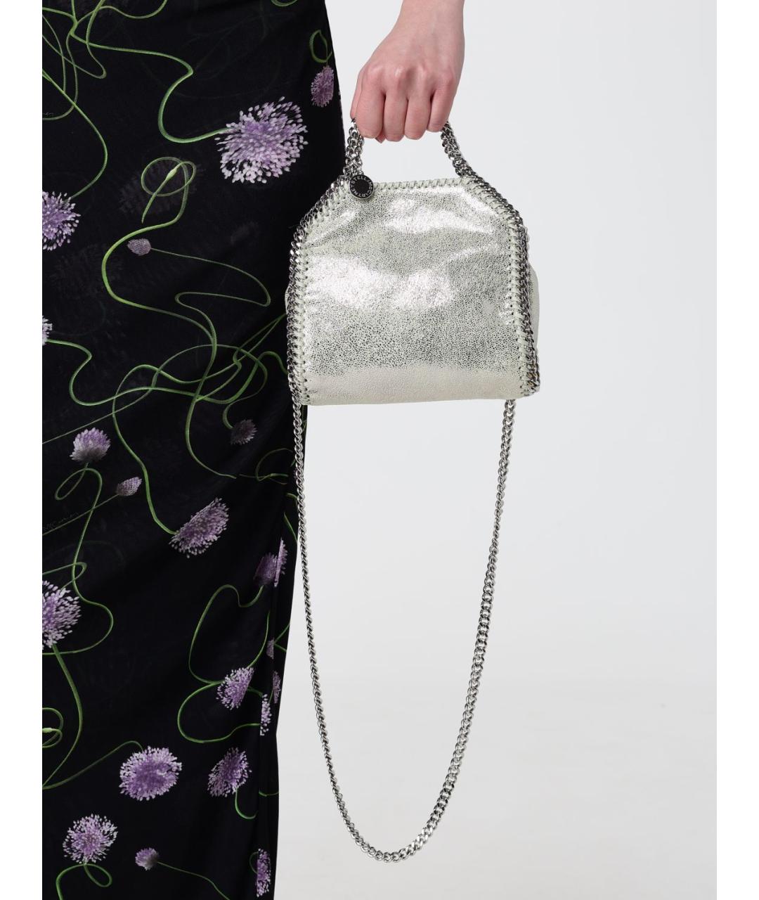 STELLA MCCARTNEY Золотая синтетическая сумка через плечо, фото 2