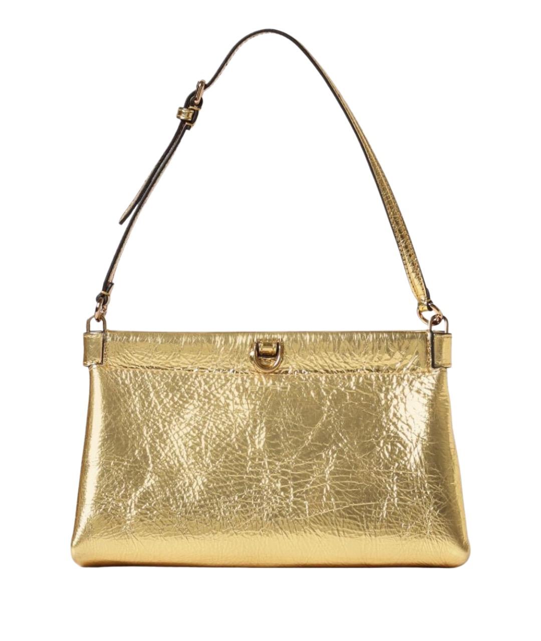 ETRO Золотая сумка с короткими ручками, фото 1
