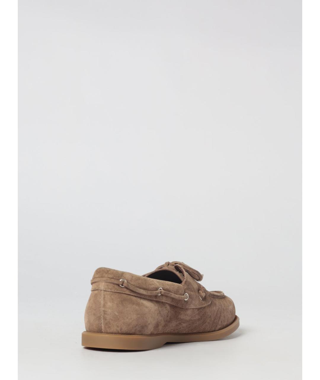 ETRO Бежевые кожаные лоферы, фото 3