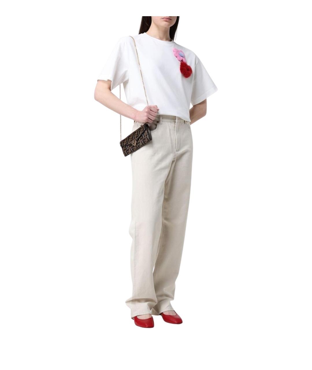 FENDI Коричневый кошелек, фото 2