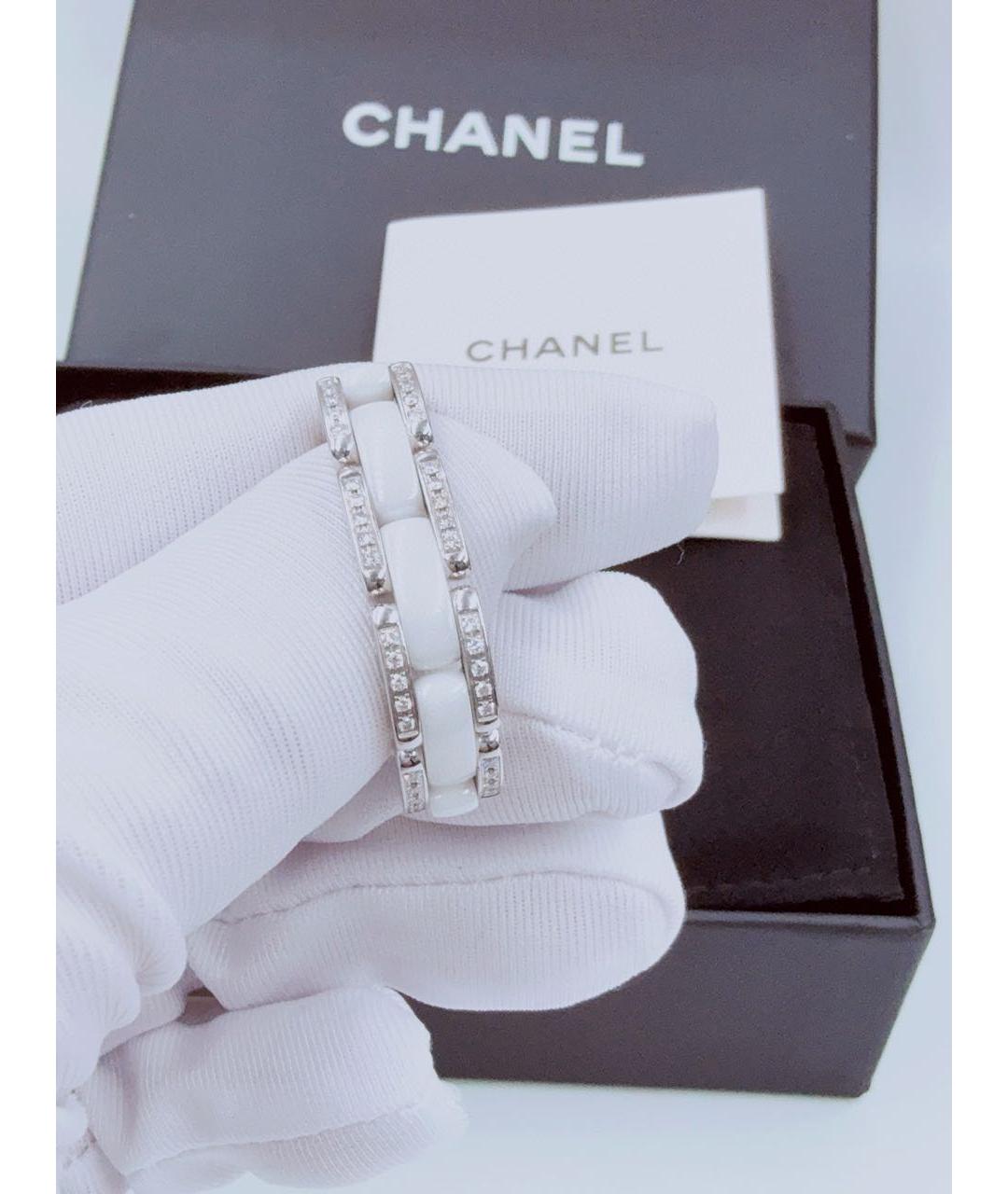 CHANEL Серебряное кольцо из белого золота, фото 4