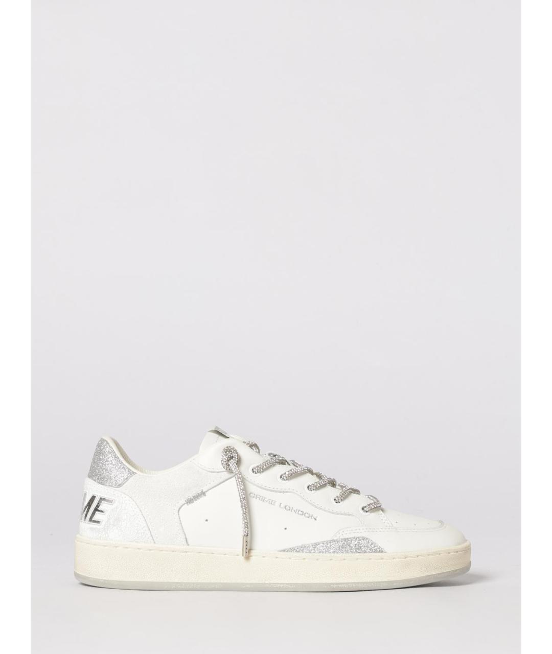 CRIME LONDON Белые кожаные кеды, фото 4