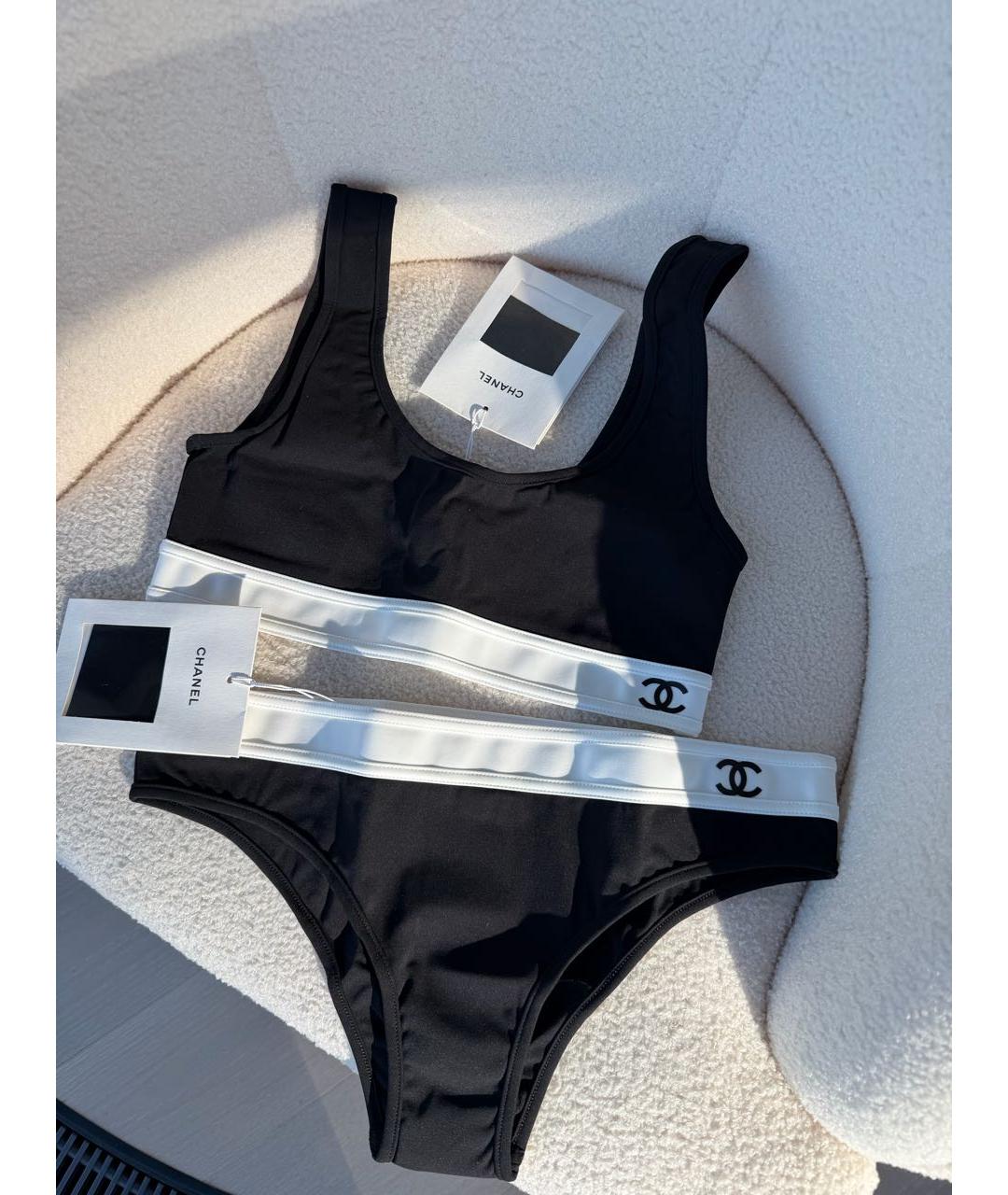 CHANEL Черный купальник, фото 2