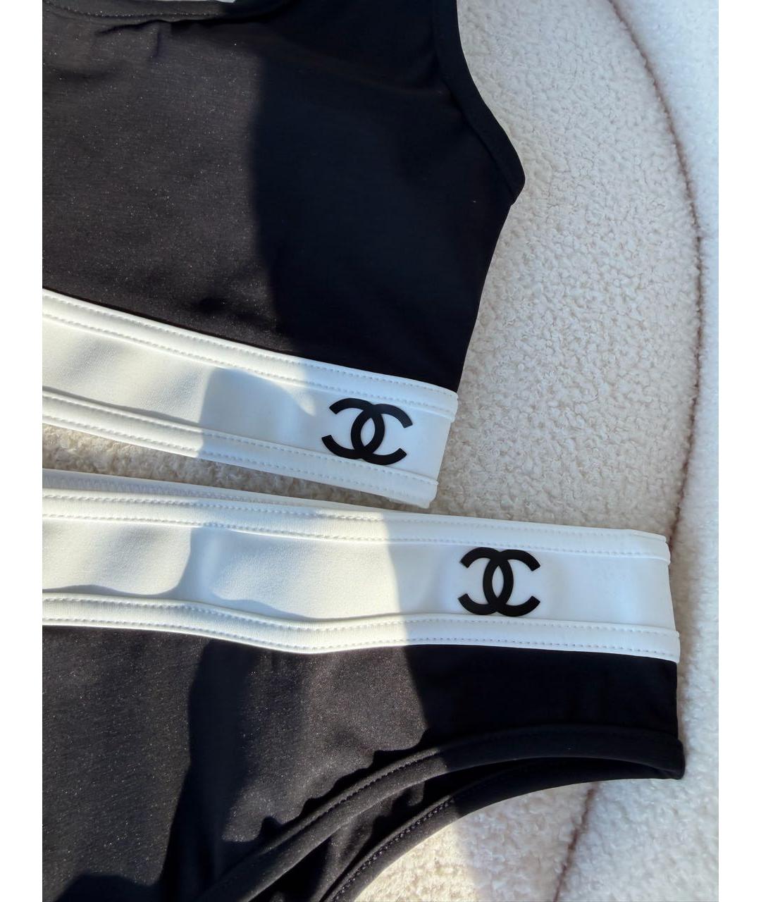CHANEL Черный купальник, фото 3