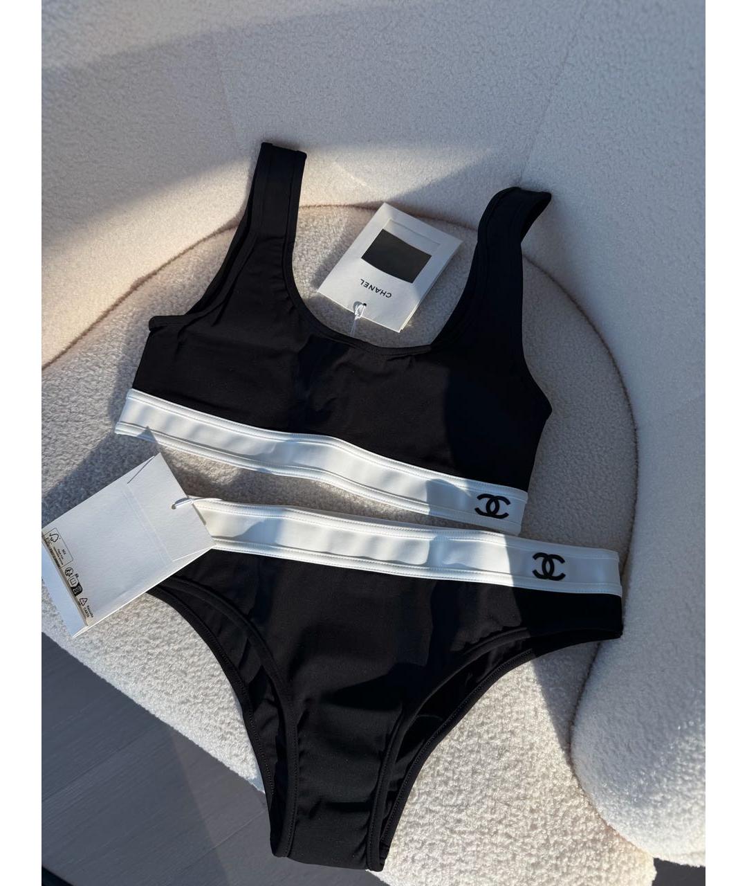CHANEL Черный купальник, фото 7
