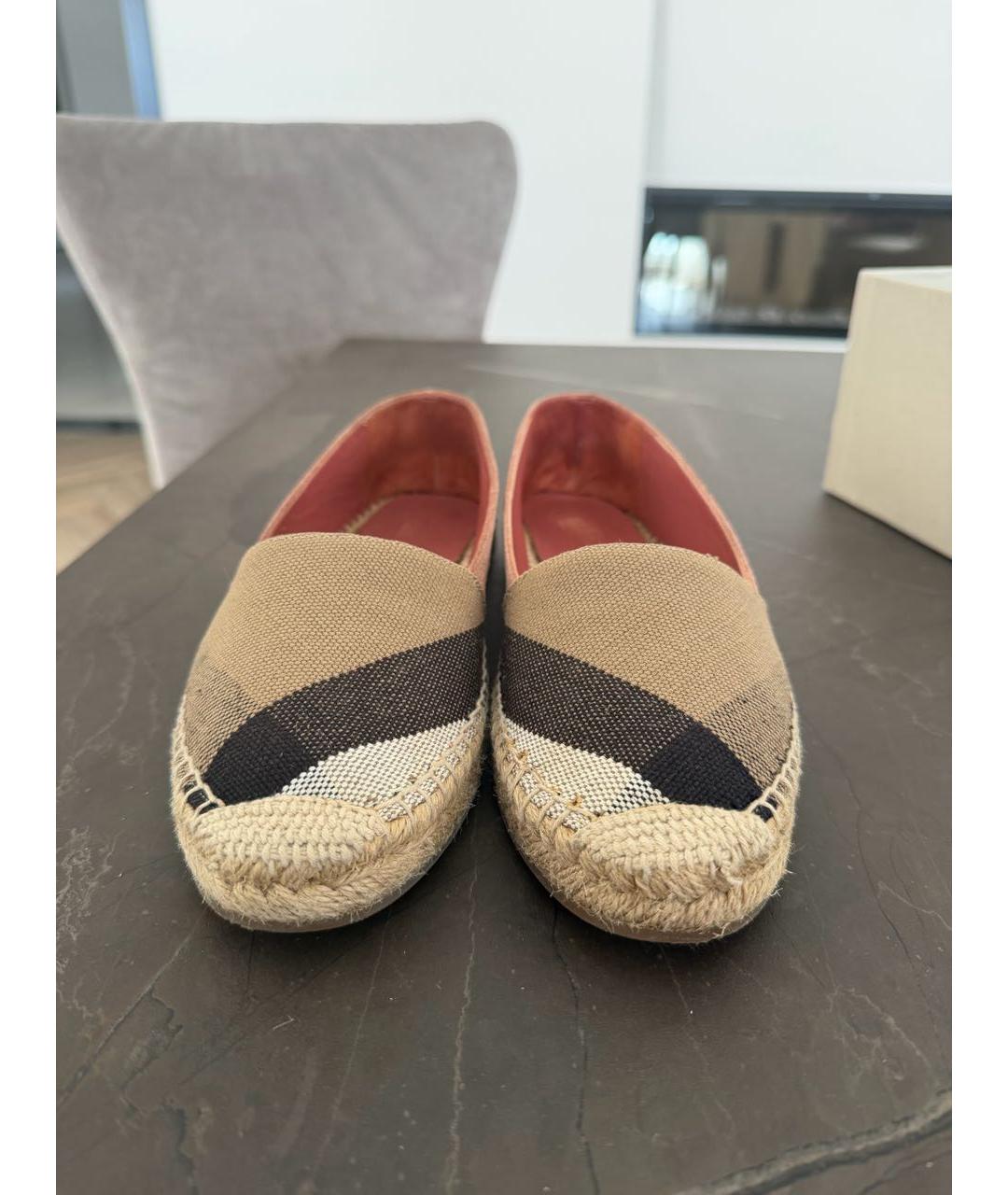 BURBERRY Розовые замшевые эспадрильи, фото 2