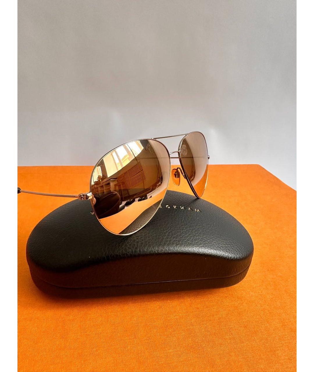 VICTORIA BECKHAM Мульти металлические солнцезащитные очки, фото 3