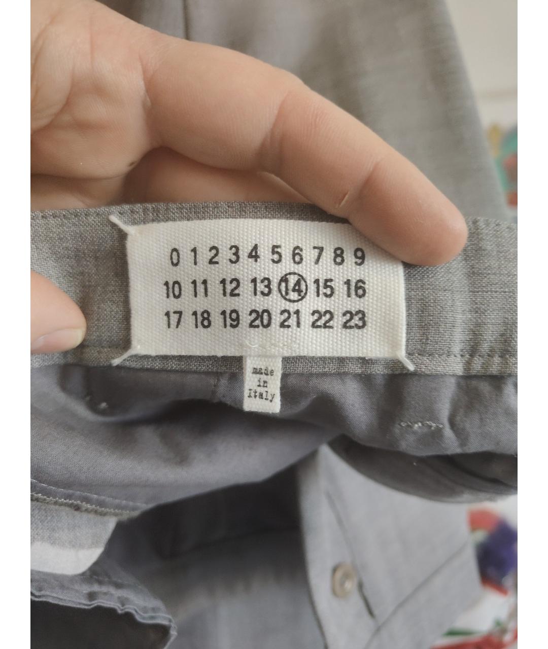 MAISON MARGIELA Серый классический костюм, фото 5