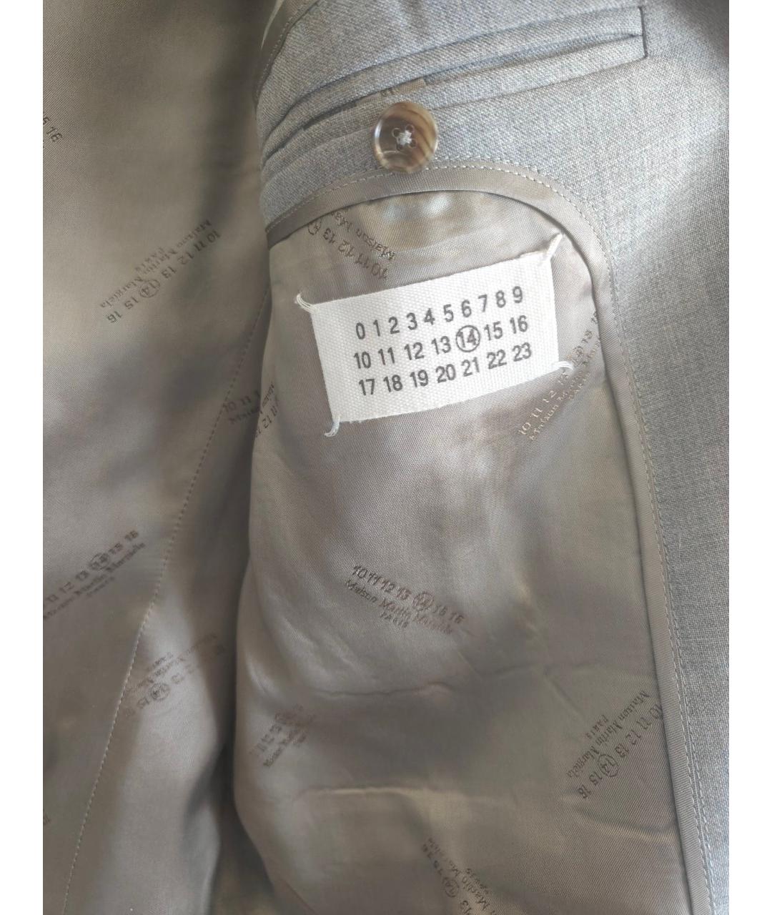 MAISON MARGIELA Серый классический костюм, фото 6