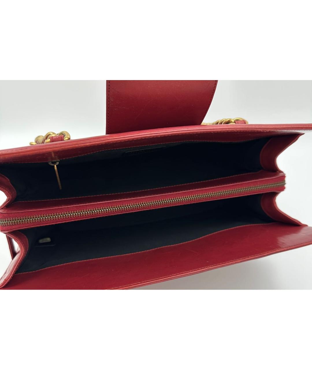 CHANEL Бордовая кожаная сумка тоут, фото 6