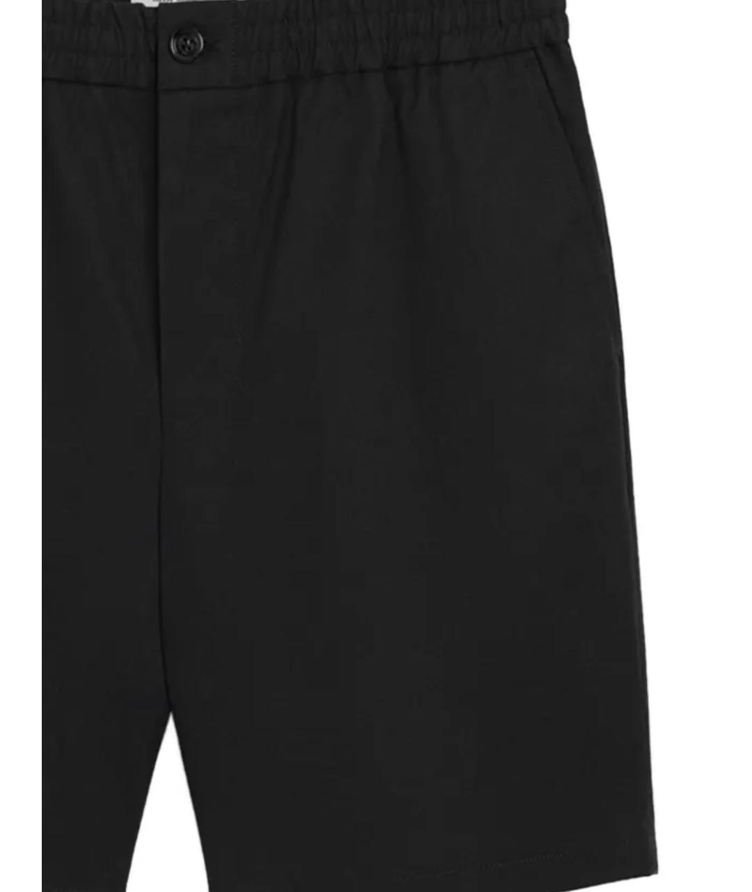 Ami Paris Черные полиэстеровые шорты, фото 2