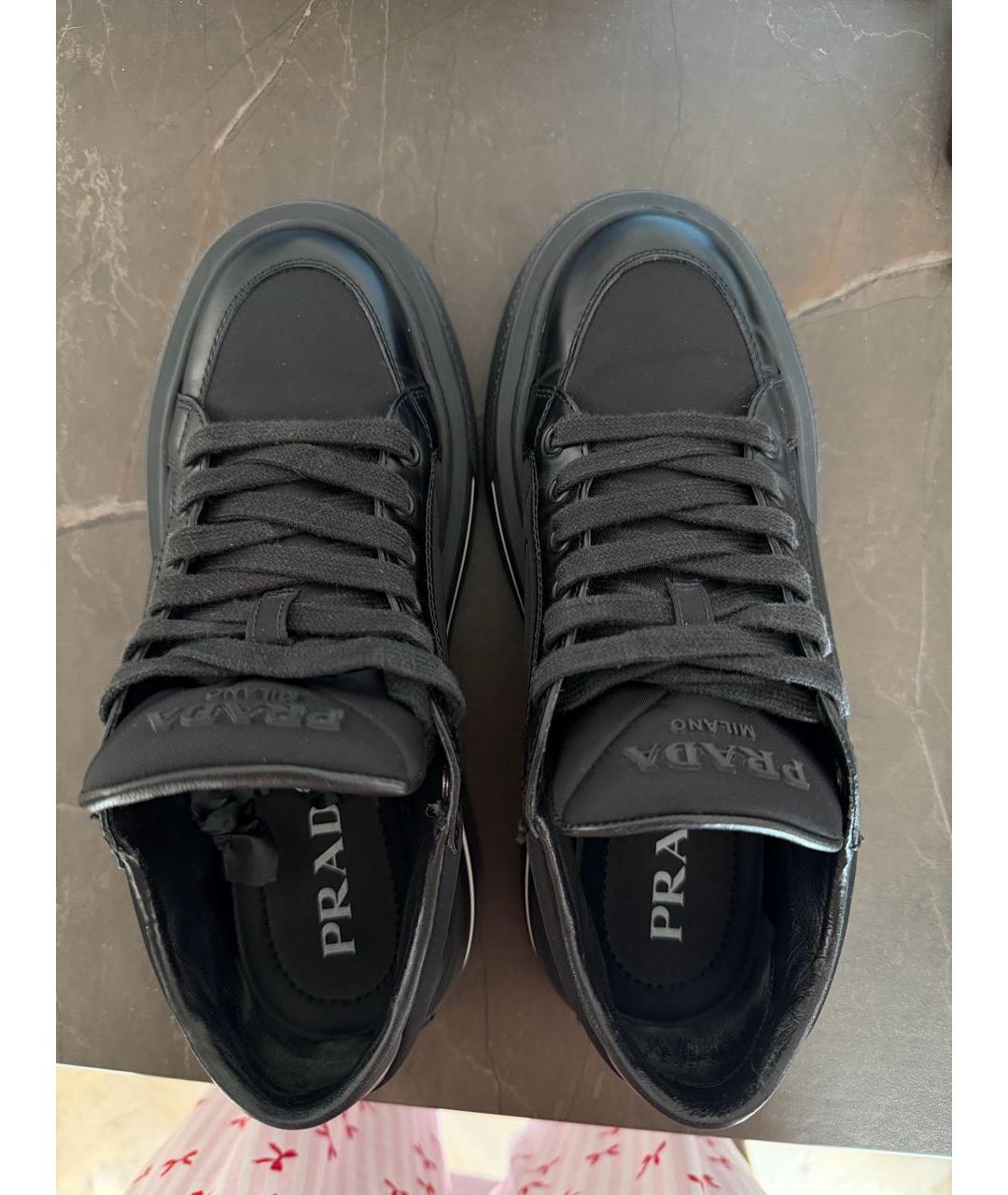 PRADA Черные кеды, фото 3