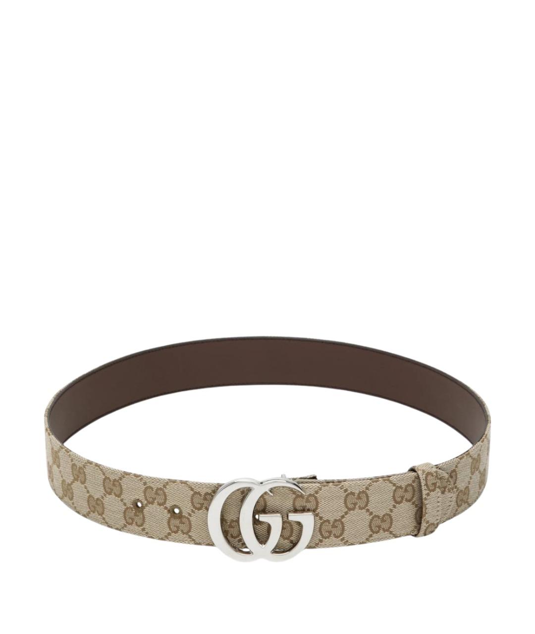 GUCCI Бежевый ремень, фото 1