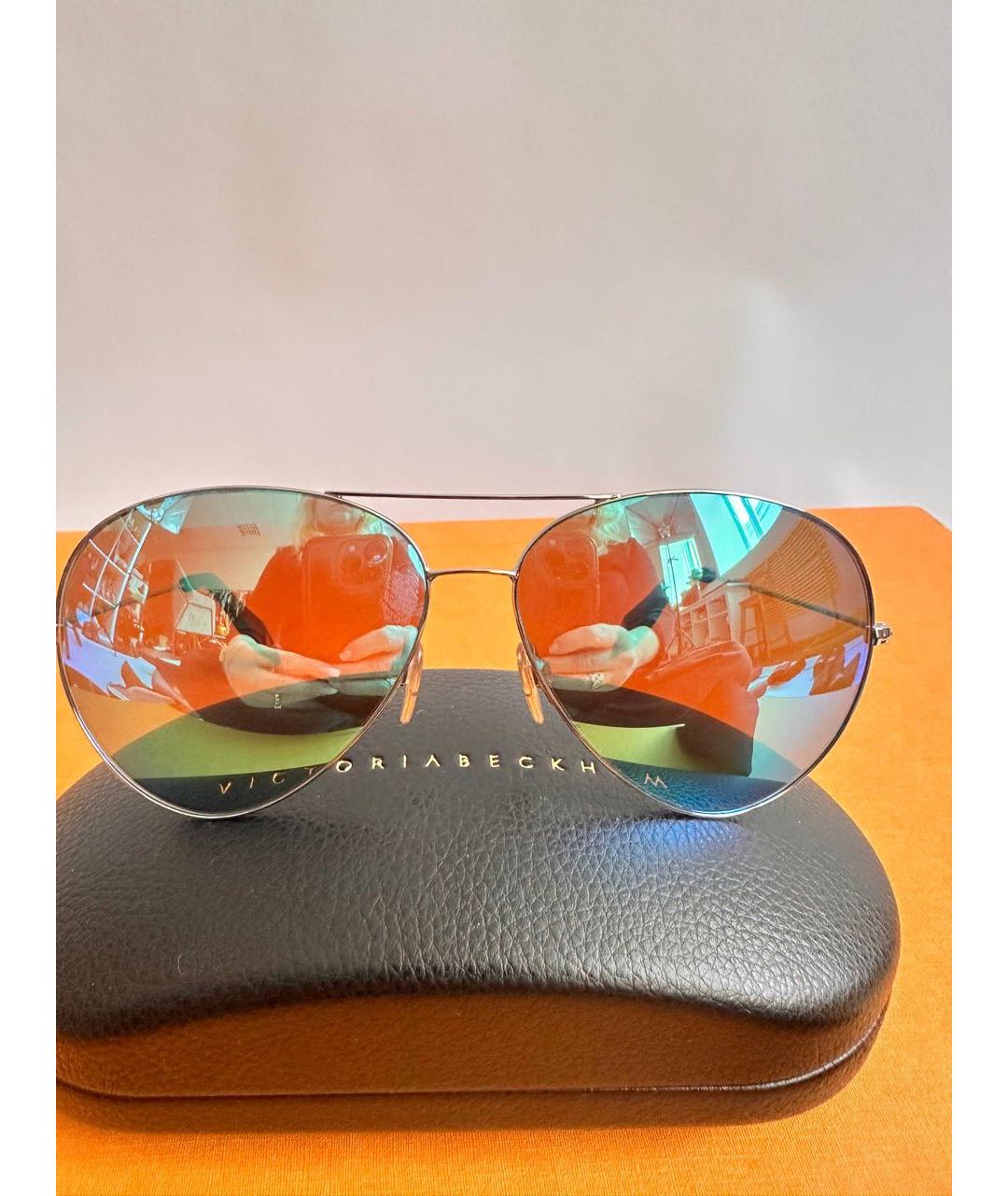 VICTORIA BECKHAM Мульти металлические солнцезащитные очки, фото 7