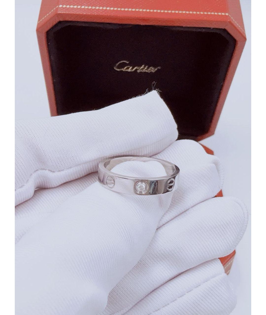 CARTIER Серебряное кольцо из белого золота, фото 2