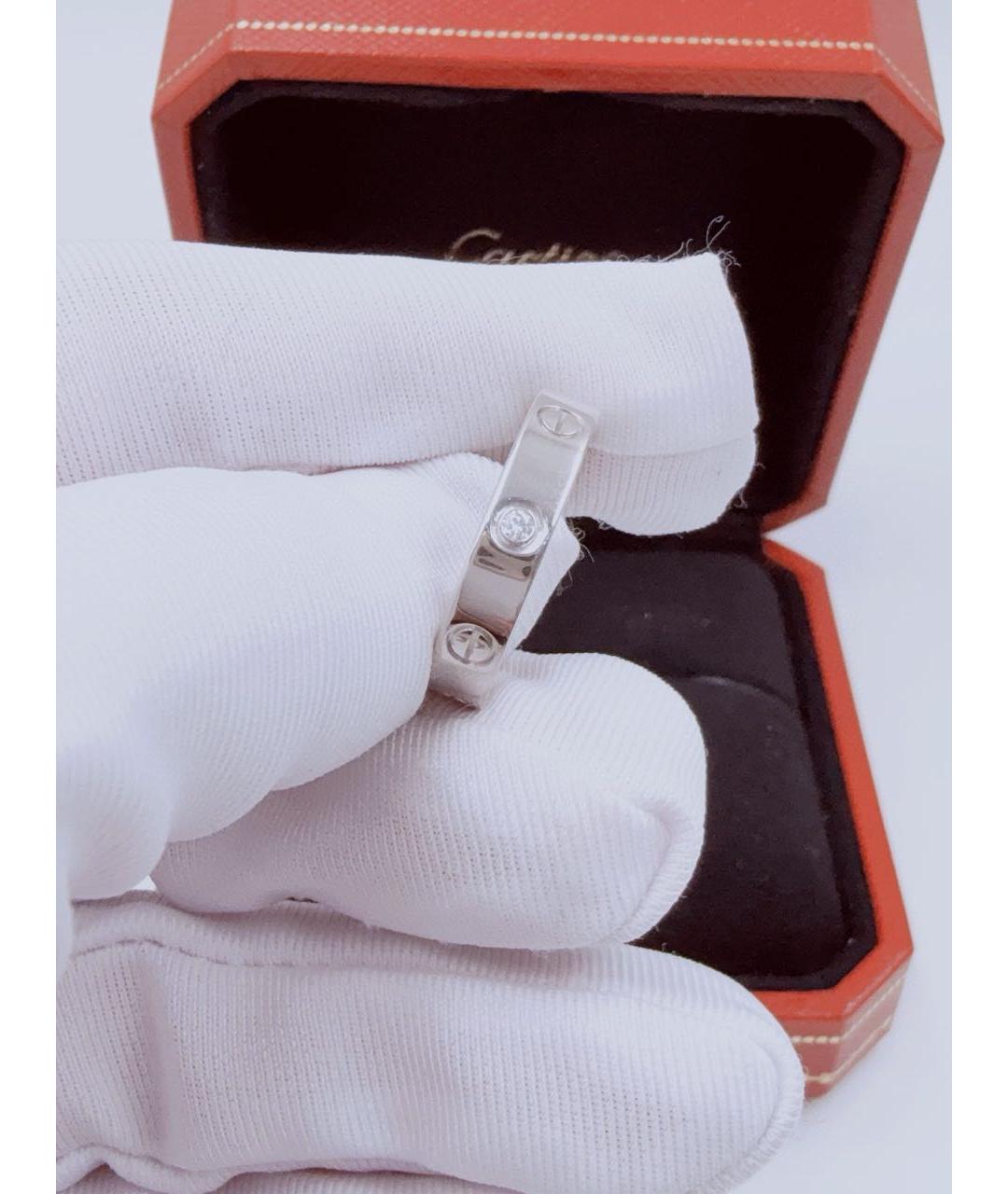 CARTIER Серебряное кольцо из белого золота, фото 3