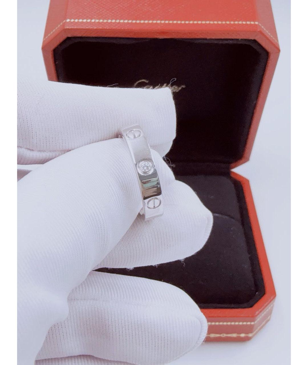 CARTIER Серебряное кольцо из белого золота, фото 4