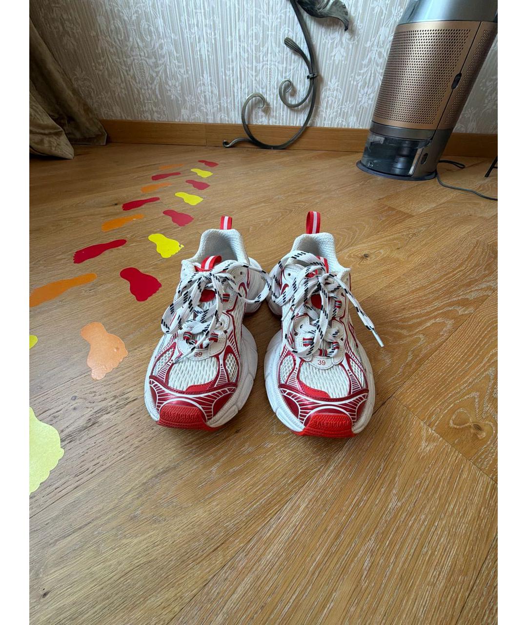 BALENCIAGA Белые синтетические кроссовки, фото 2