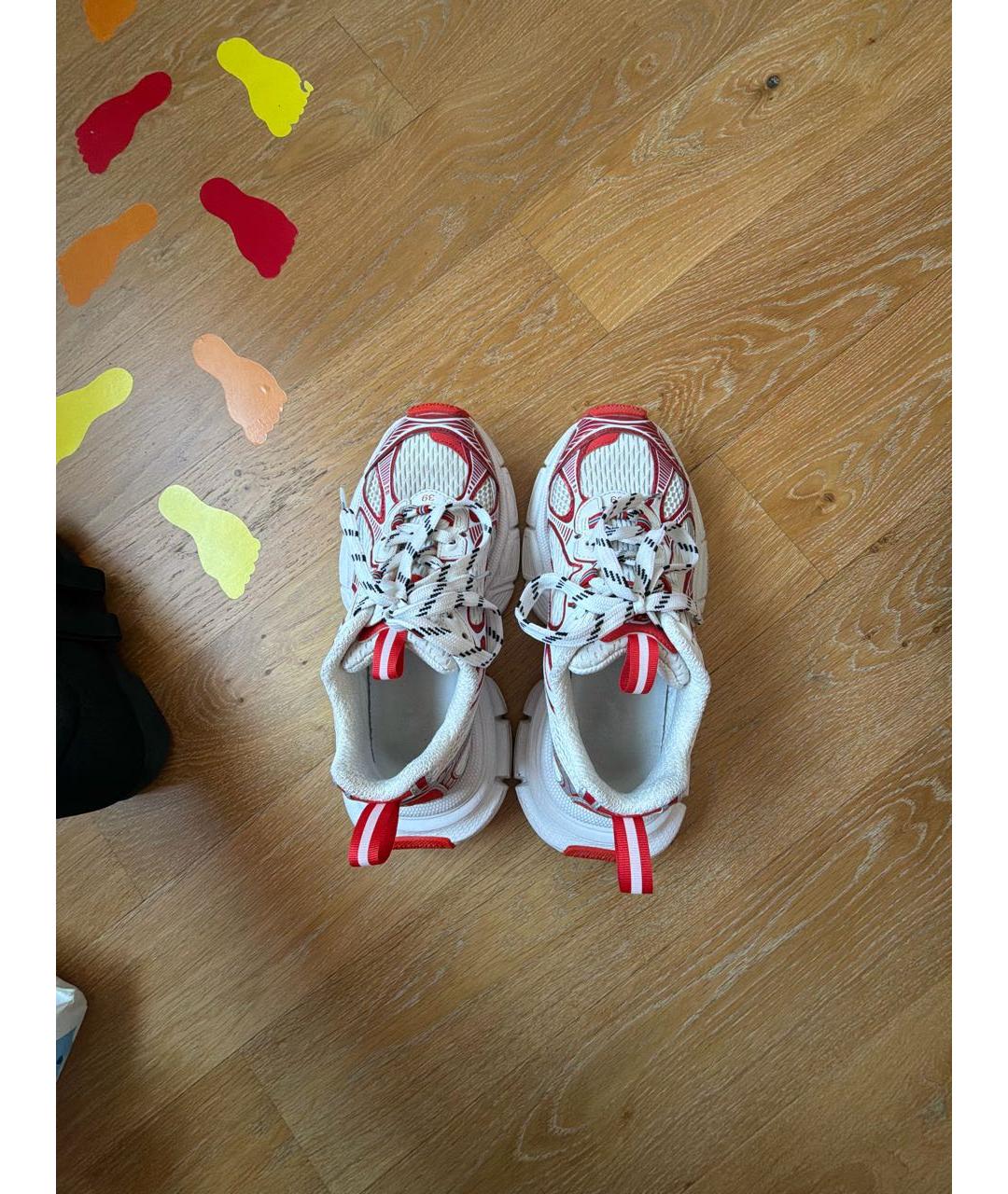 BALENCIAGA Белые синтетические кроссовки, фото 3