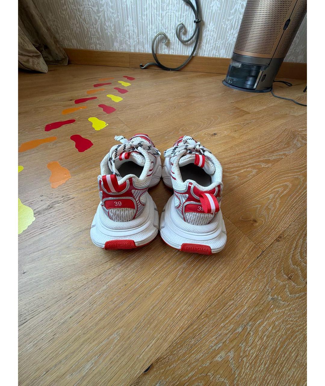 BALENCIAGA Белые синтетические кроссовки, фото 4