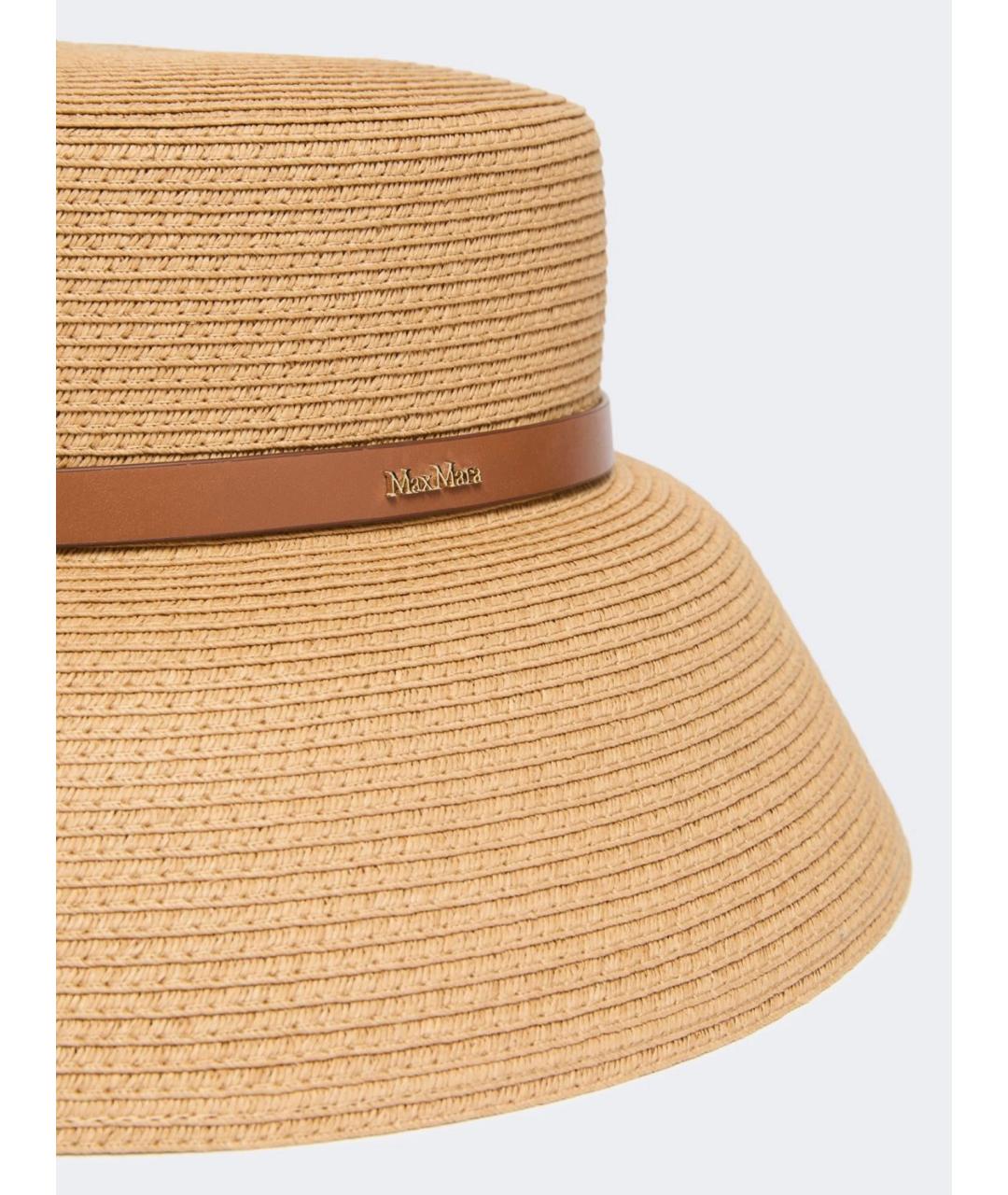 MAX MARA Бежевая шляпа, фото 2