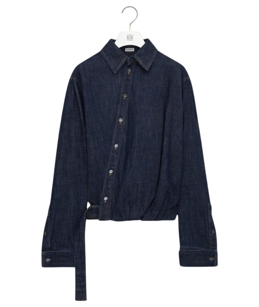 LOEWE Синяя хлопковая рубашка, фото 1