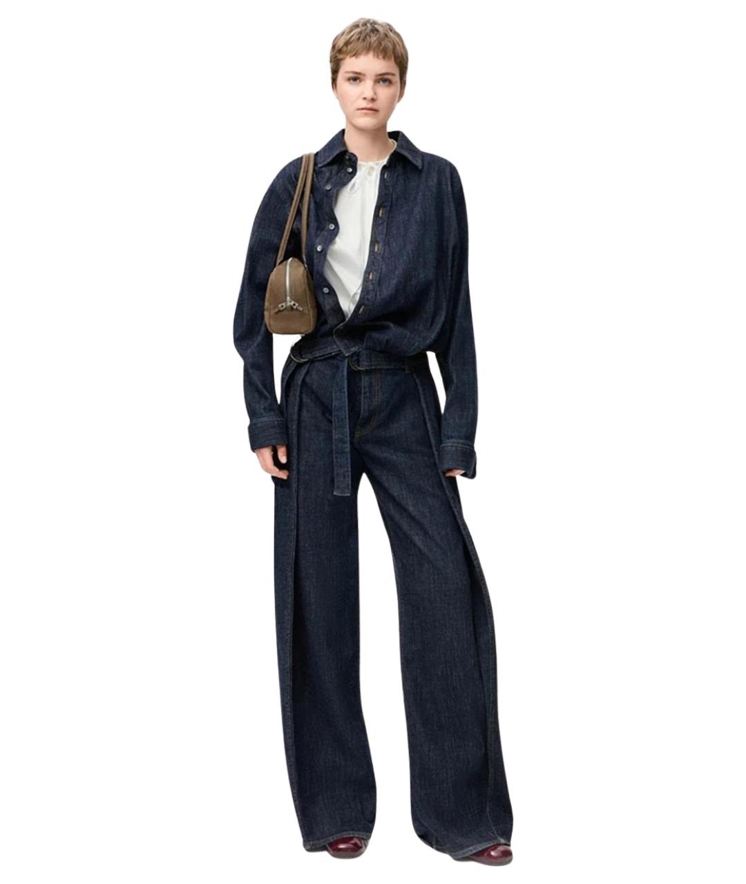 LOEWE Синяя хлопковая рубашка, фото 2