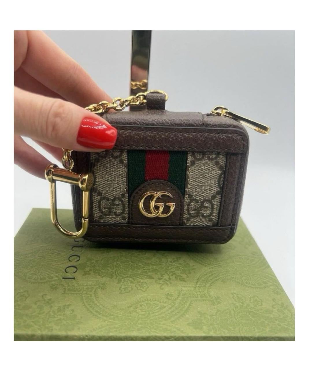 GUCCI Бежевый брелок, фото 7