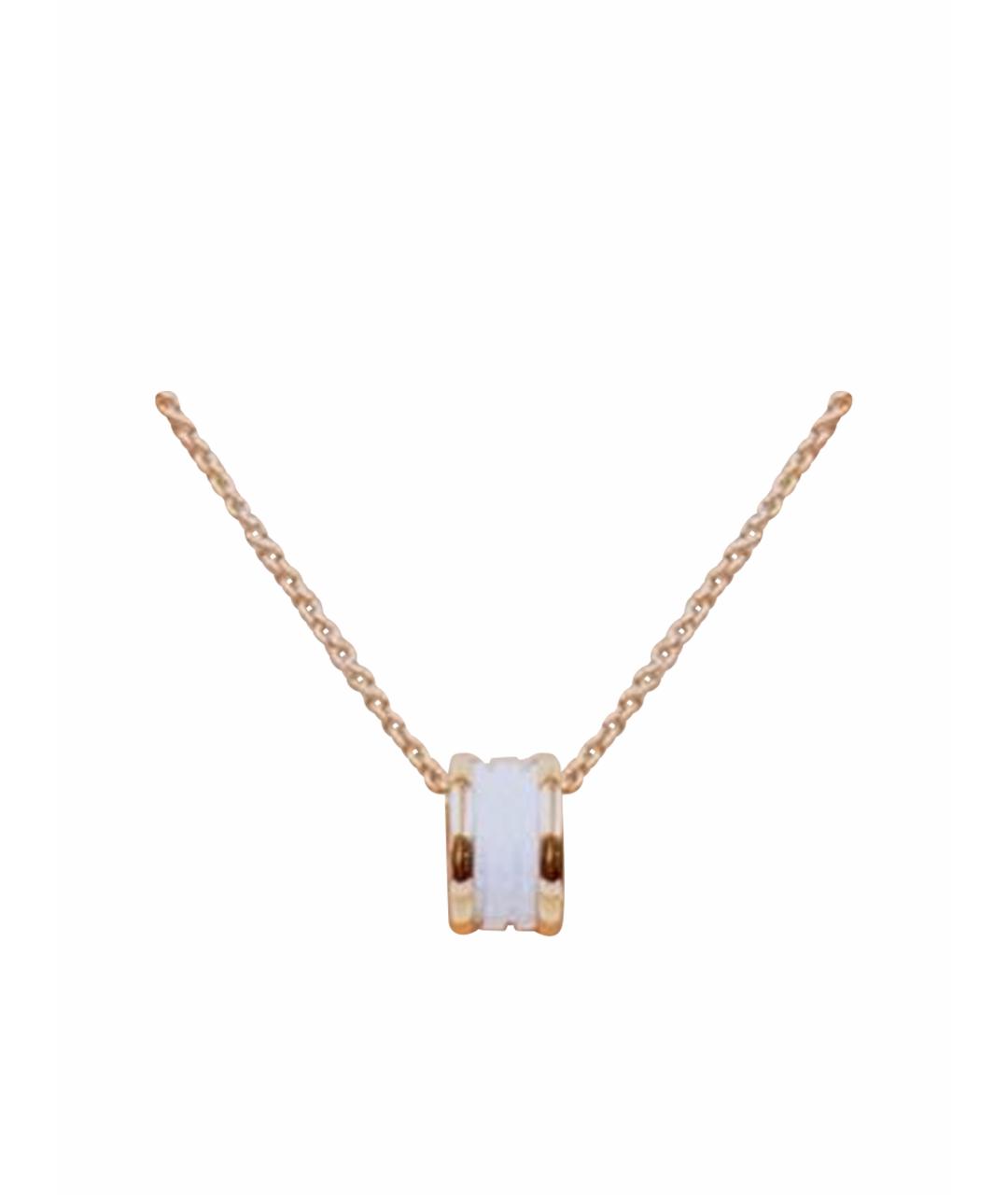 BVLGARI Золотая подвеска из розового золота, фото 1