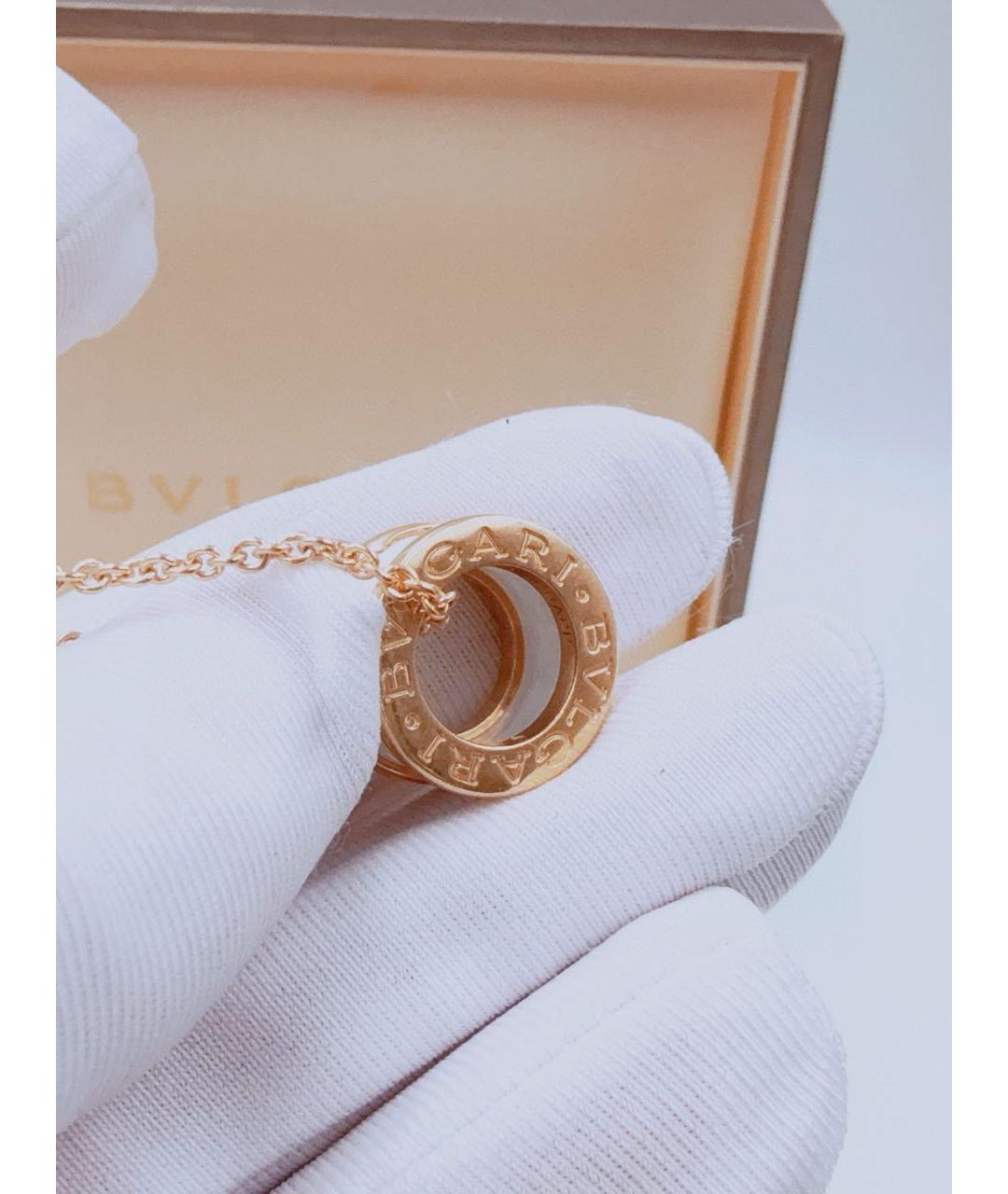 BVLGARI Золотая подвеска из розового золота, фото 4