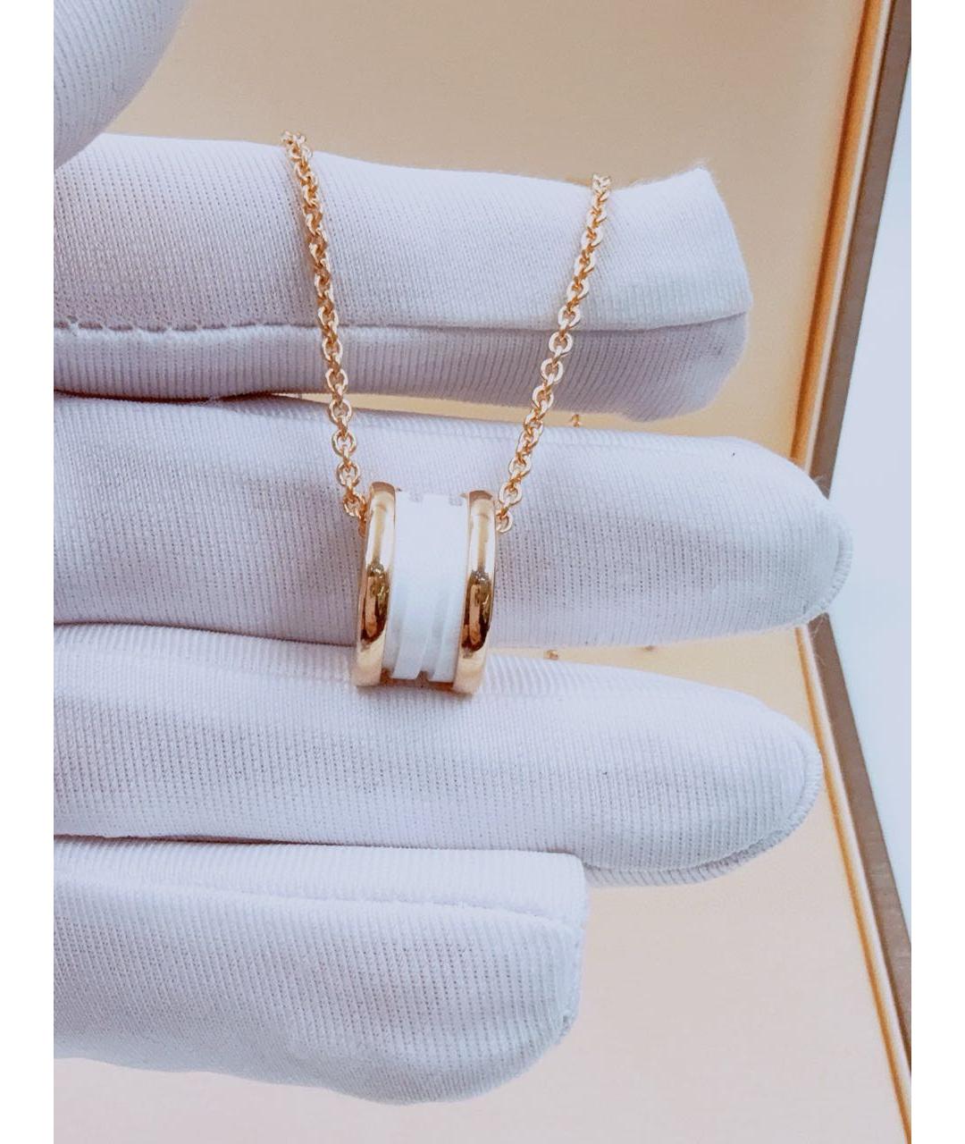 BVLGARI Золотая подвеска из розового золота, фото 6