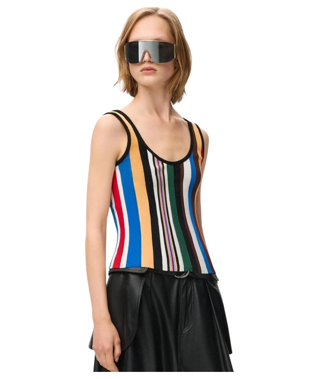 LOEWE Мульти вискозная блузы, фото 3